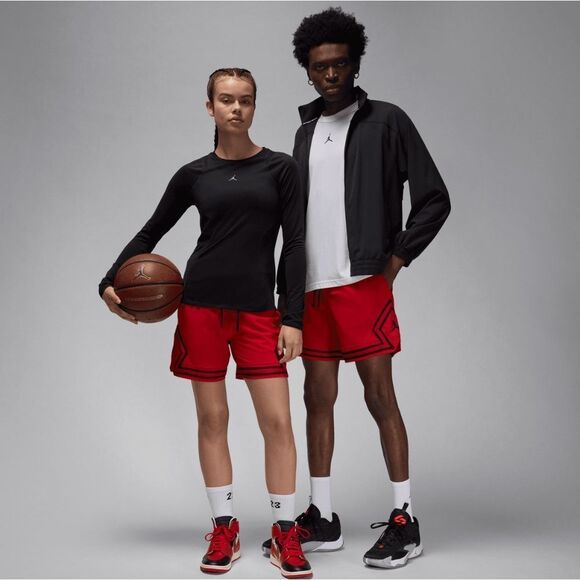 Nike Air Jordan Diamond Dri-FIT Woven Shorts Bred Black Medium M FQ2989-687 New - Picture 4 of 16